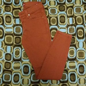 Lucky Brand Rust colored jeans